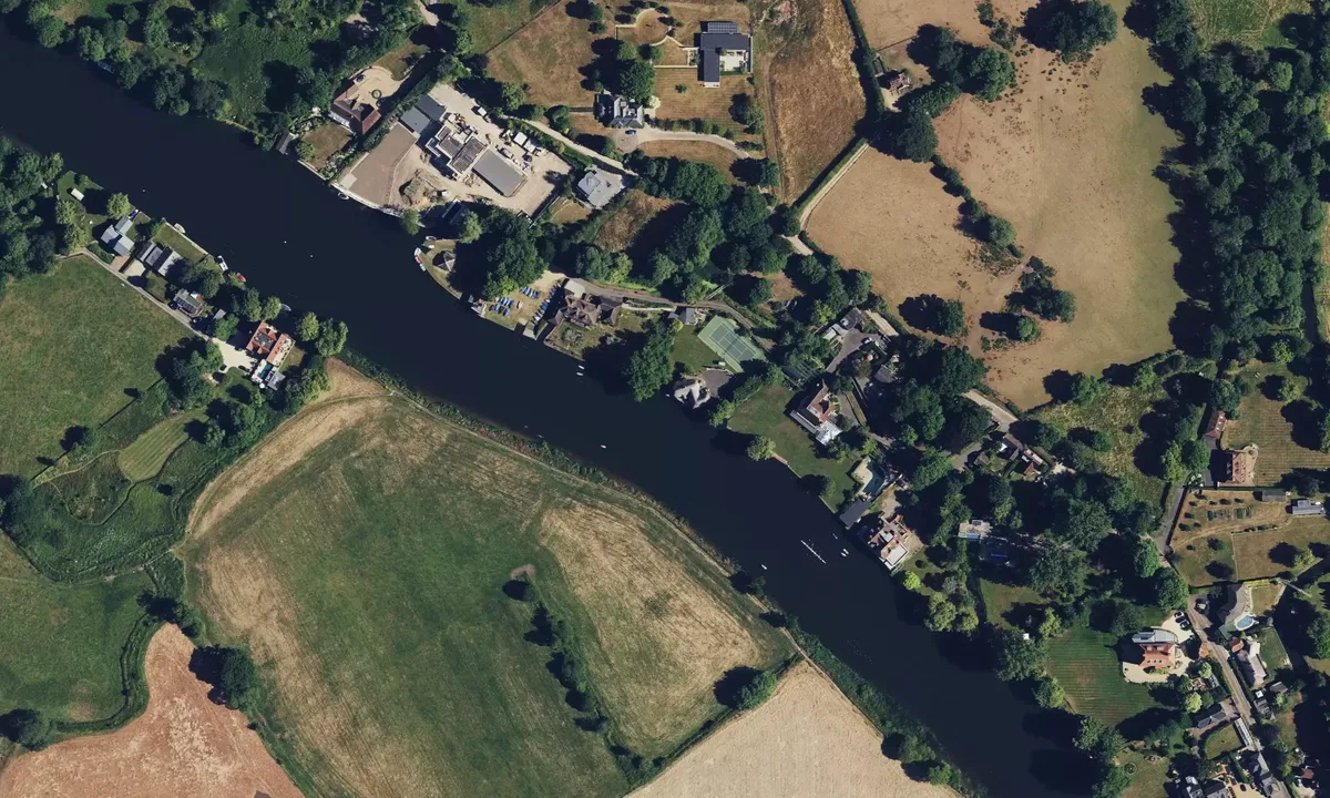 Satelite image of Willow Marina