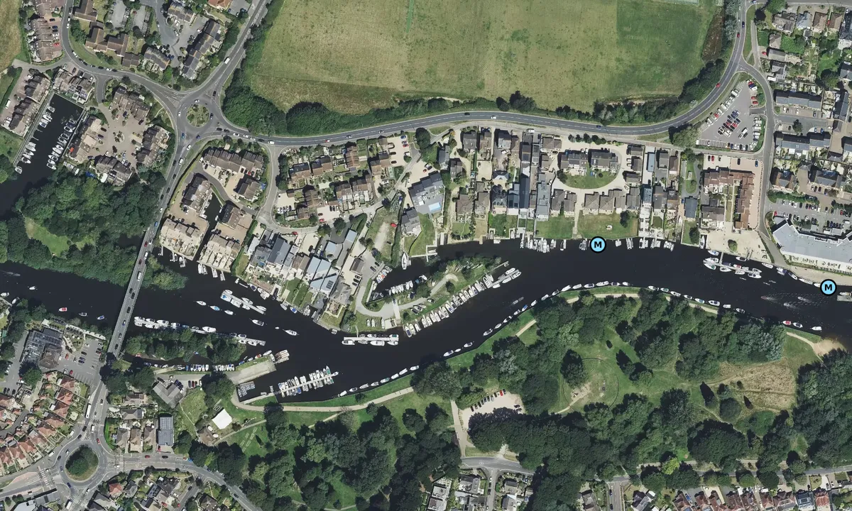 Satelite image of Willow Way Marina 1