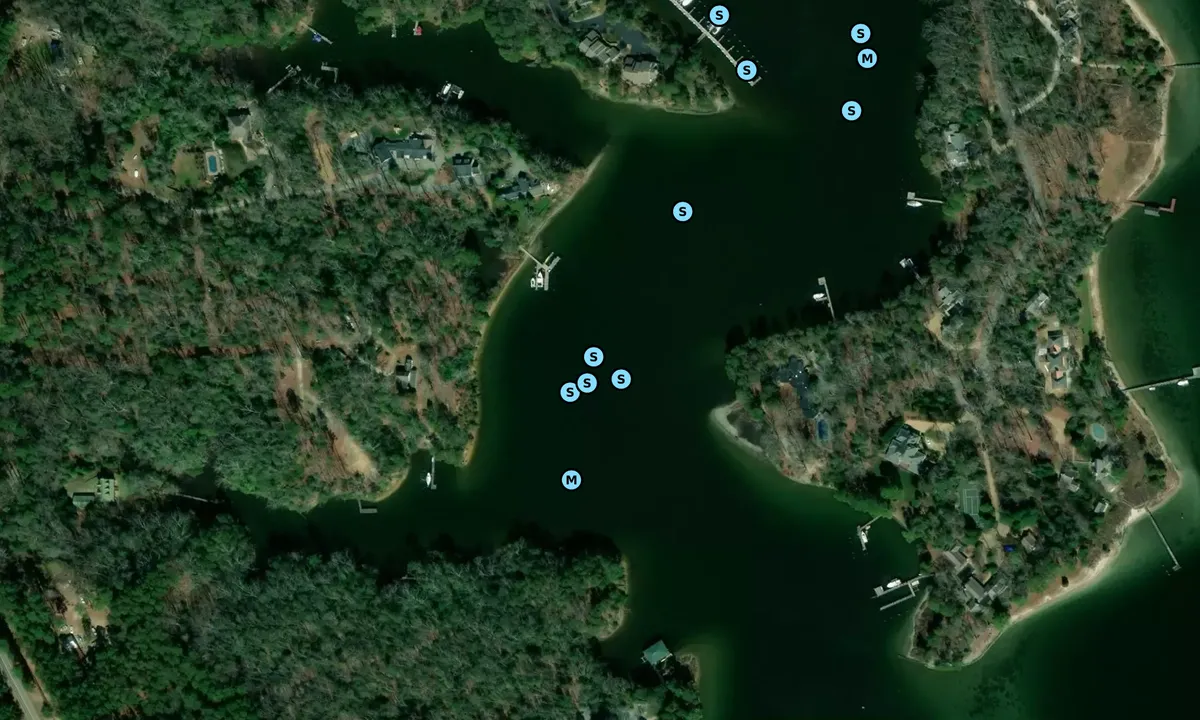 Satelite image of Wilton Creek
