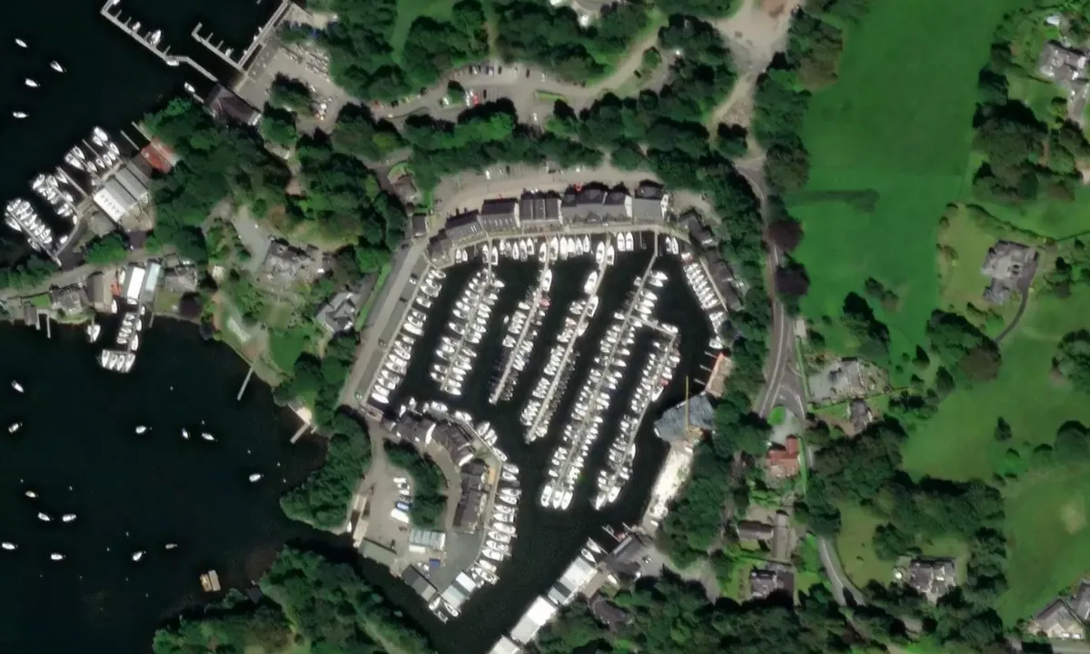 Satelite image of Windermere Marina Village