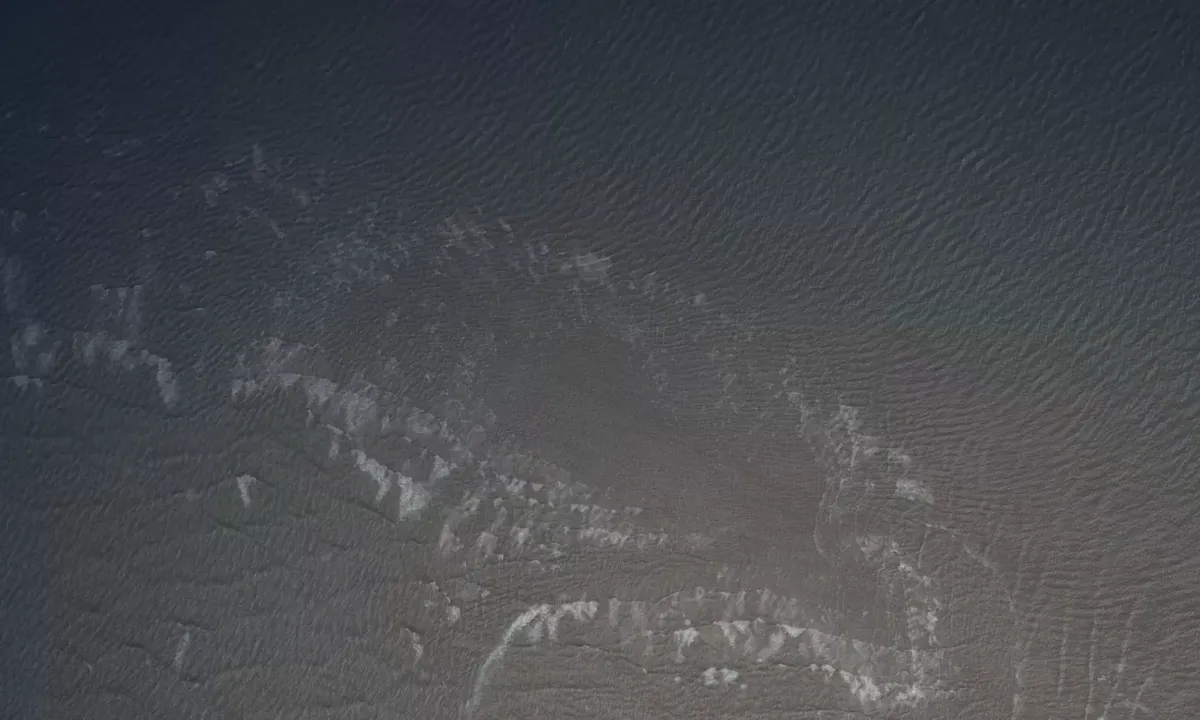 Satelite image of Wine Island (Leeward)