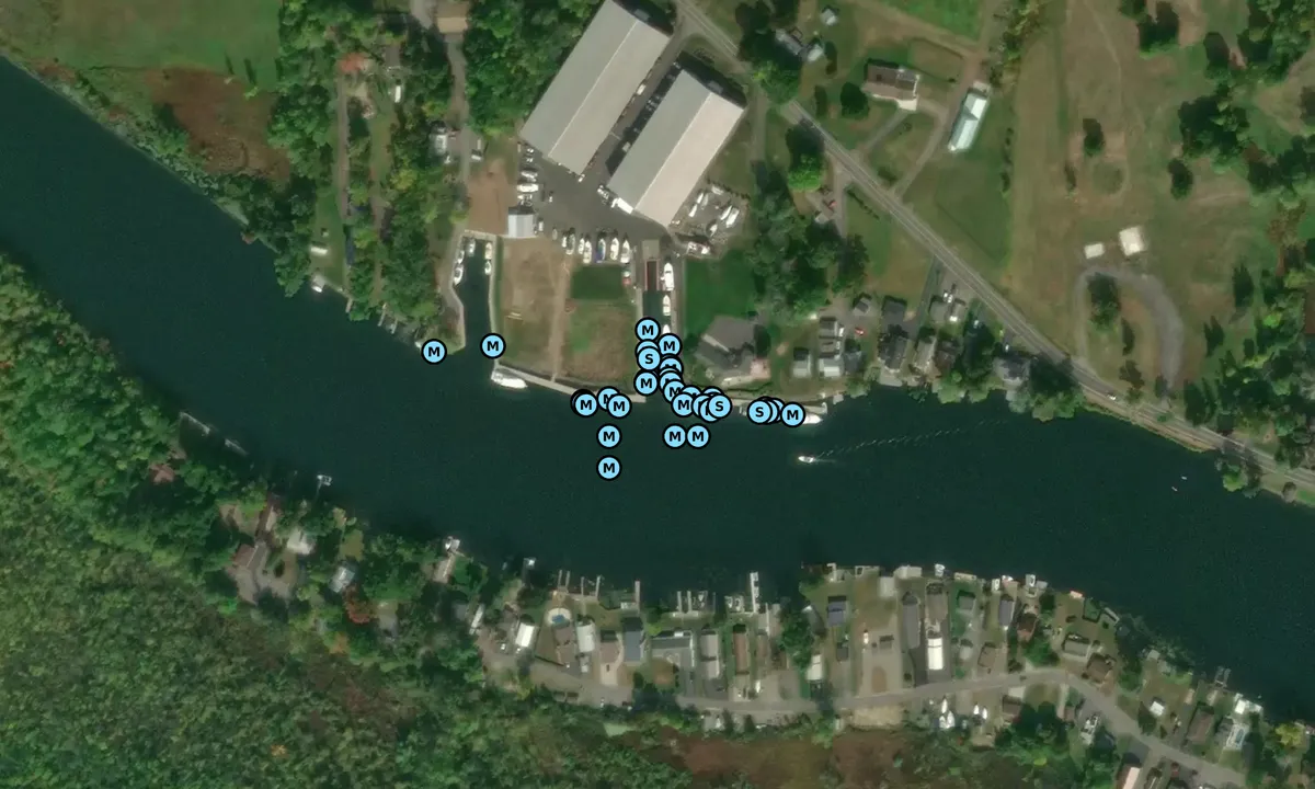 Satelite image of Winter Harbor Marina