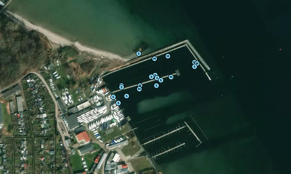 Satelite image of Wismar - Vereinshafen