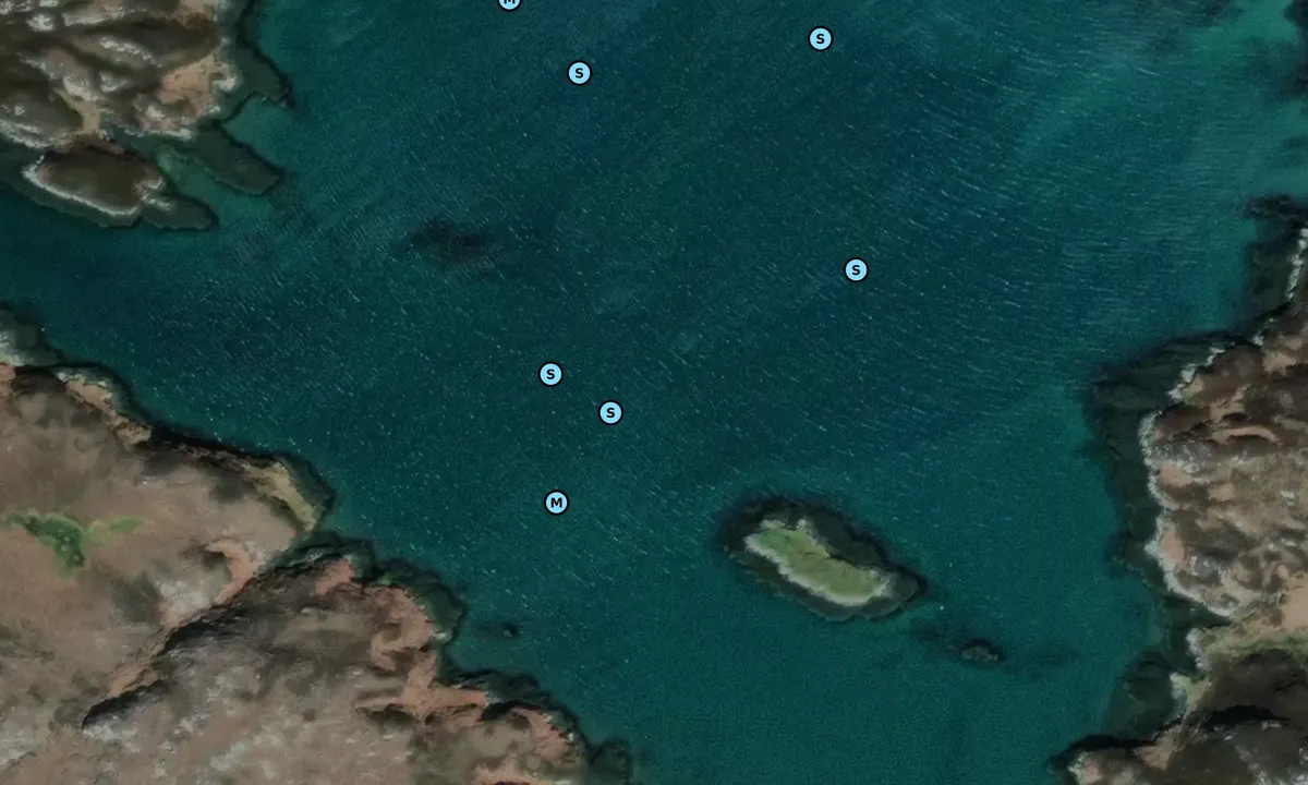 Satelite image of Wizard Pool, Loch Skipport