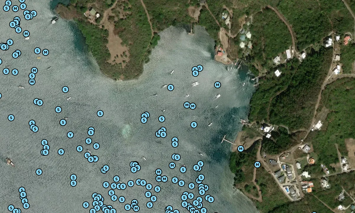 Satelite image of Woburn Bay