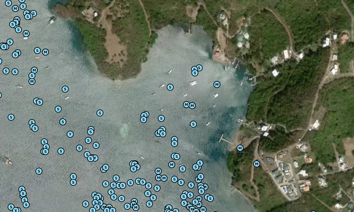 Satelite image of Woburn Bay