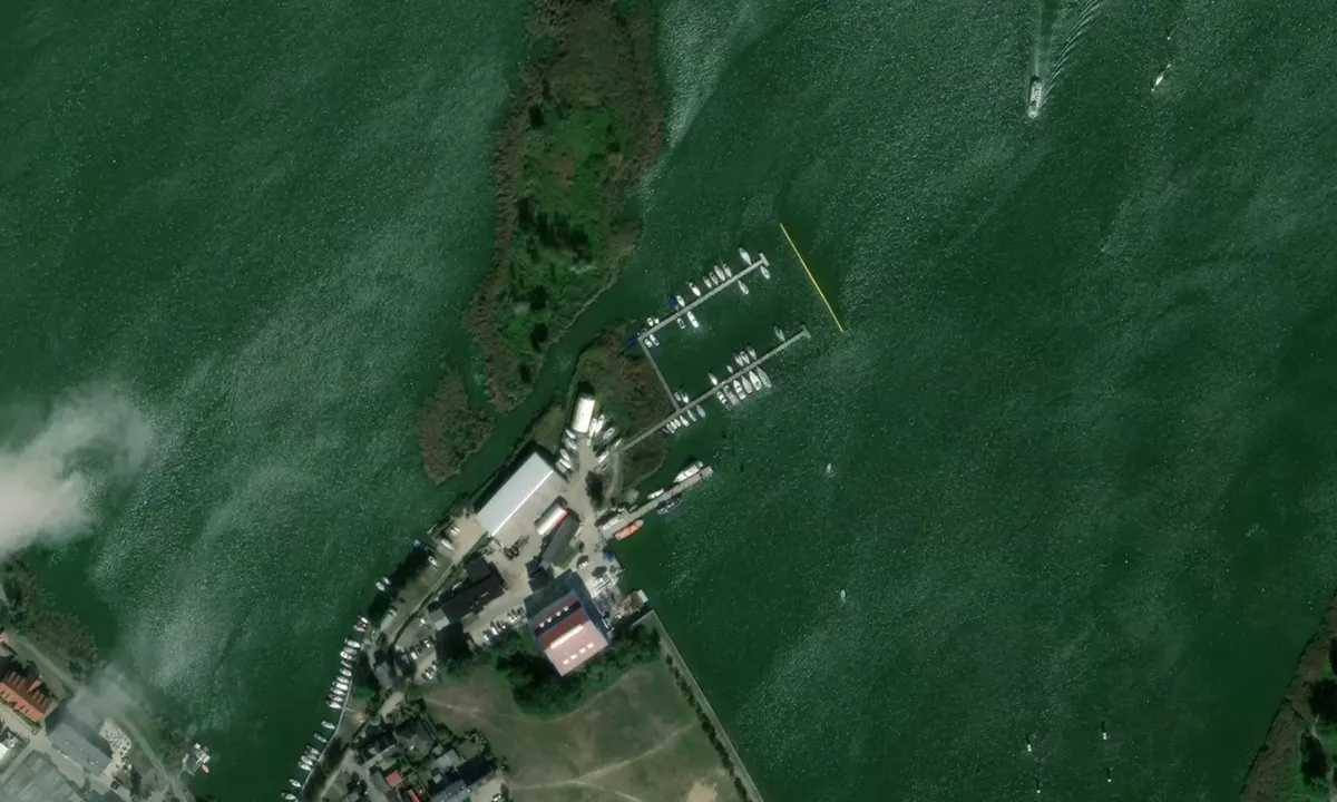 Flyfoto av Wolgast Marina