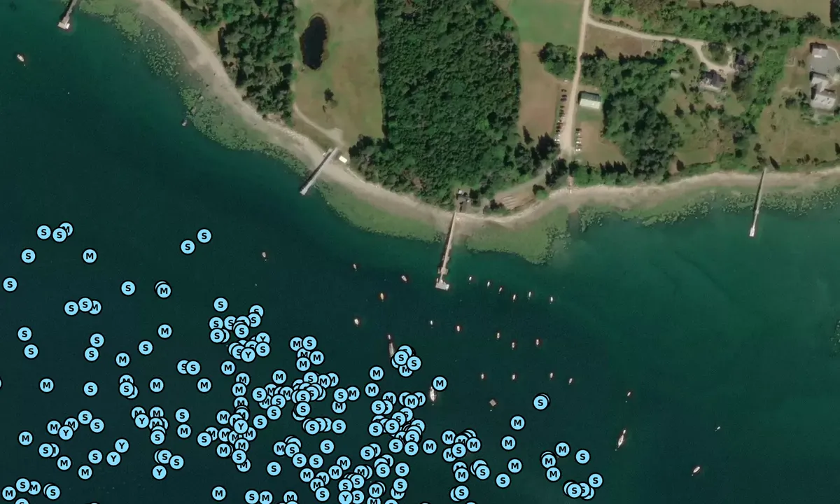 Satelite image of WoodenBoat School