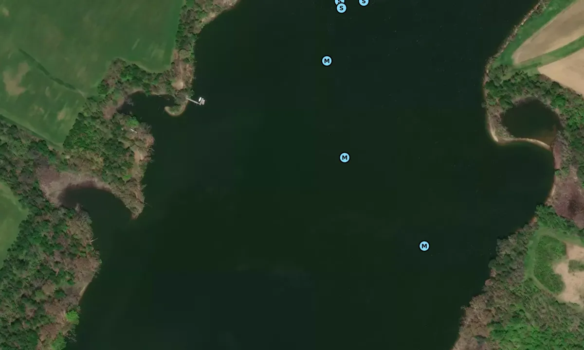 Satelite image of Woodland Creek