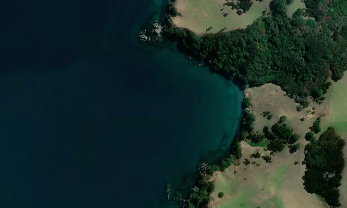 Flyfoto av Woodlands Bay