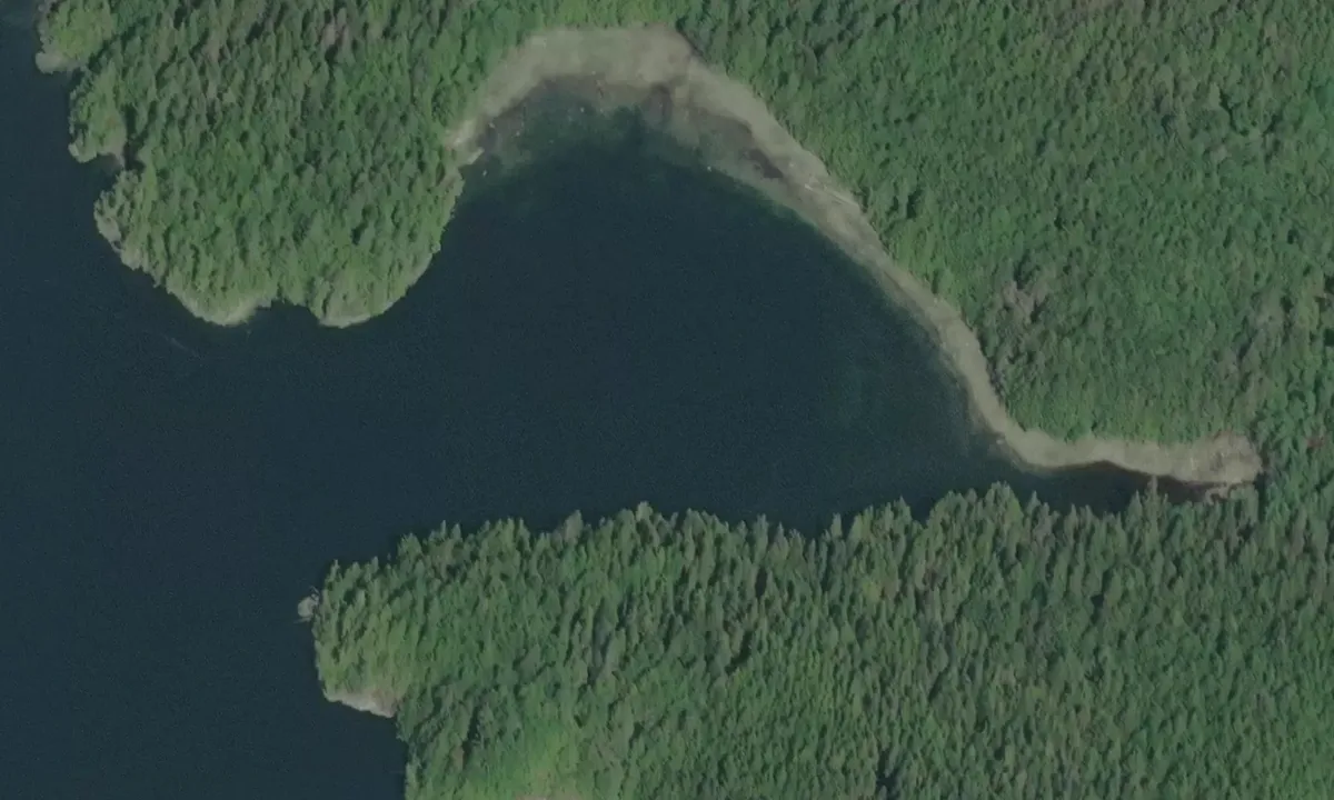 Satelite image of Woods Bay