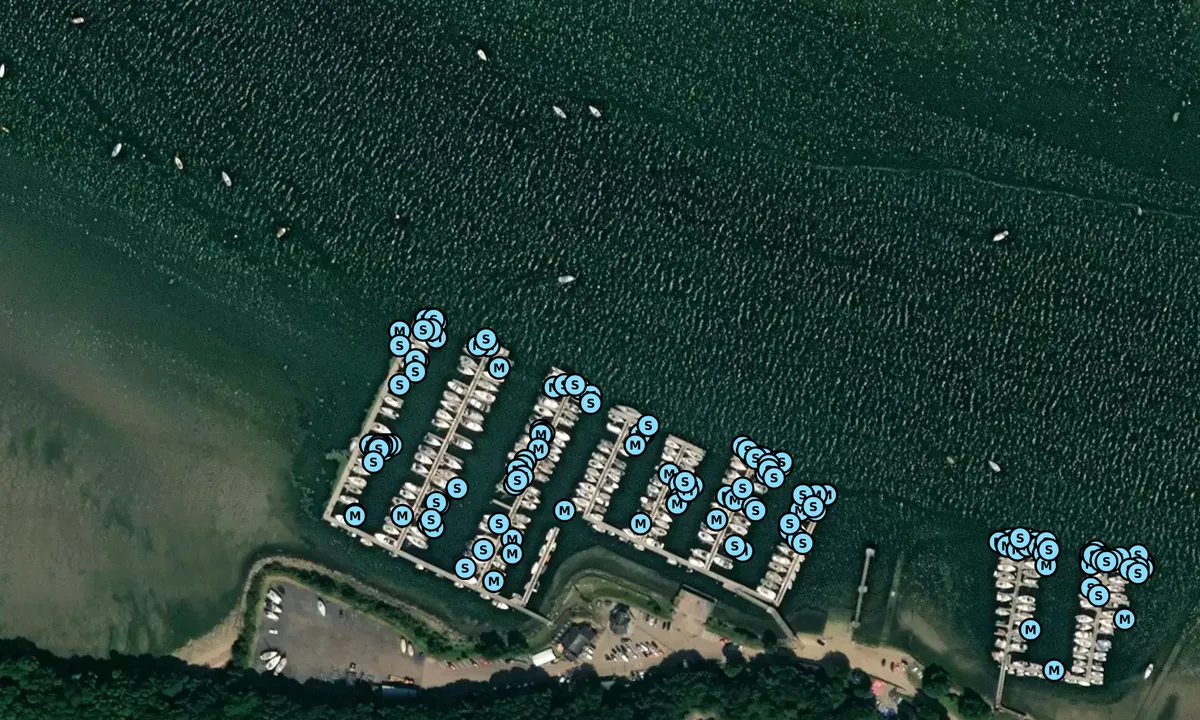 Flyfoto av Woolverstone Marina - Ipswich