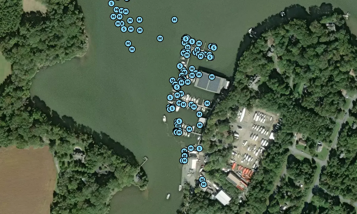 Satelite image of Worton Creek Marina - Chesapeake Landing
