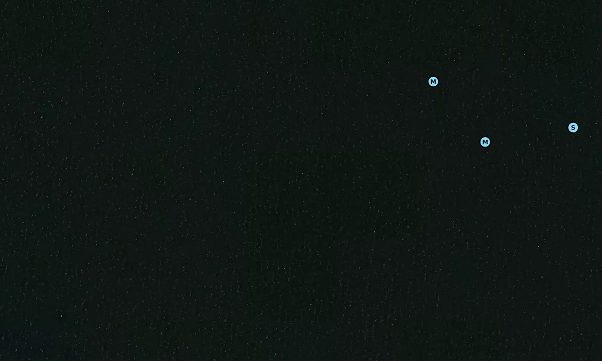 Satelite image of Wright Brothers Memorial