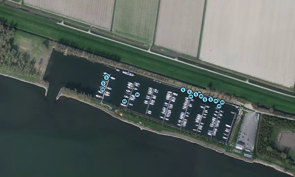 Satelite image of WSV de Put - Goudswaard