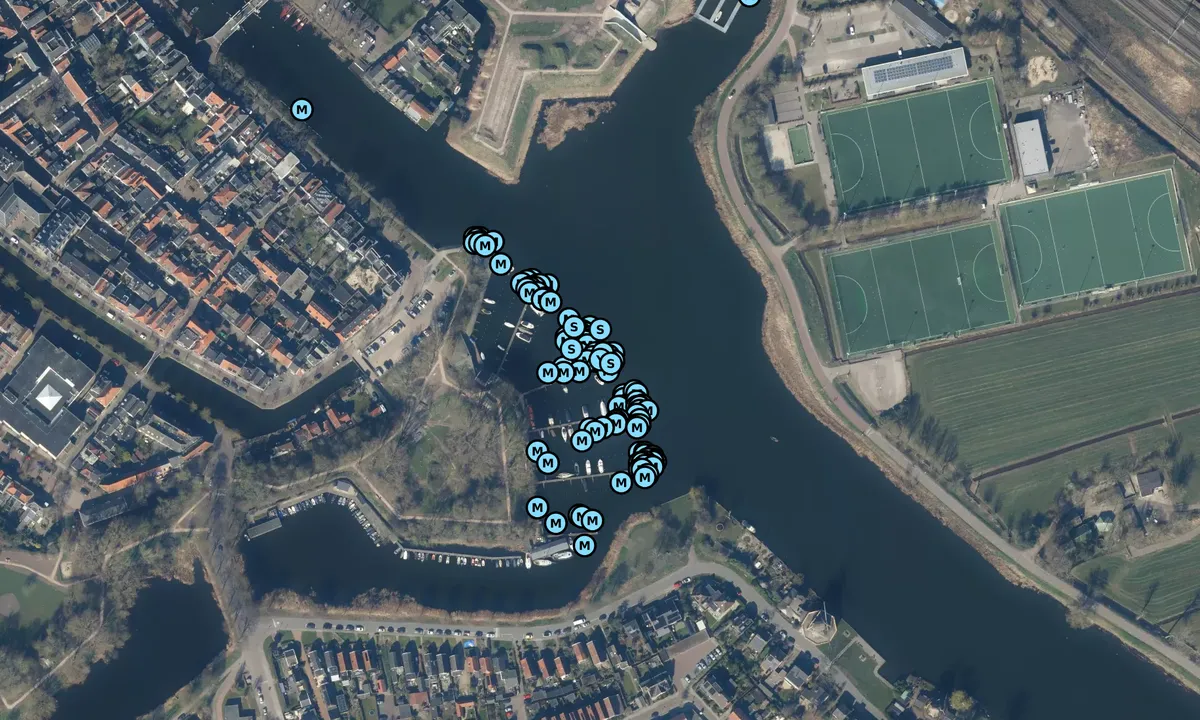 Satelite image of WSV de Vecht
