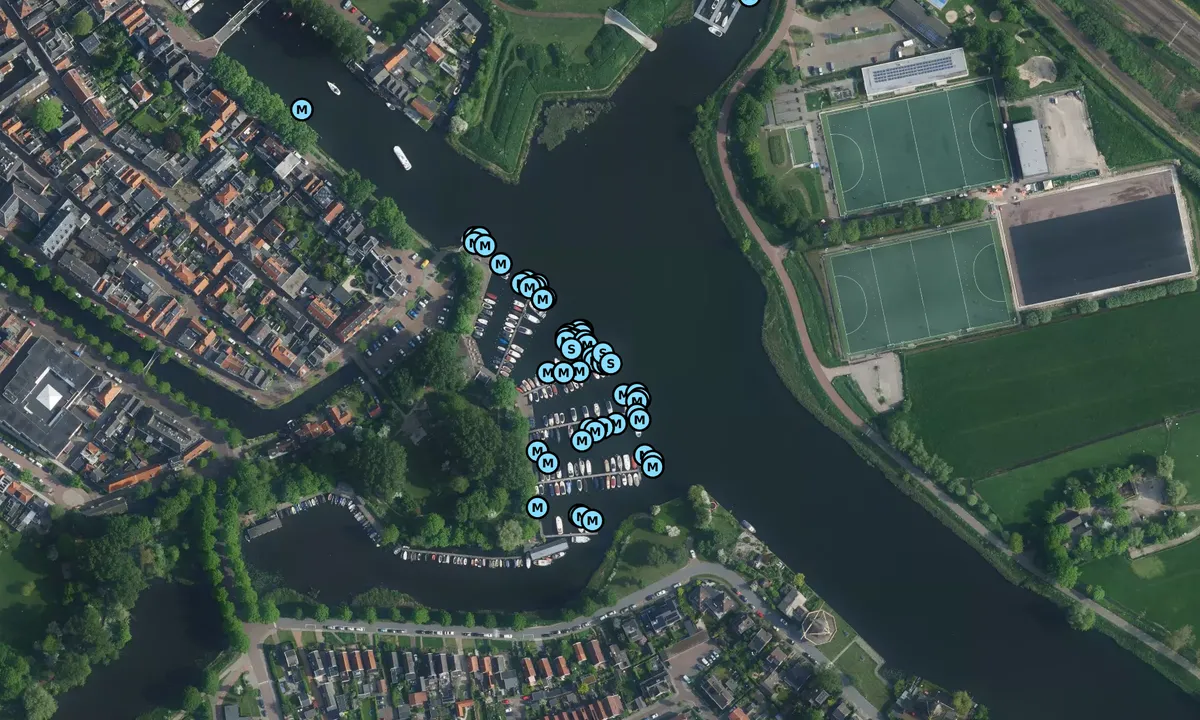 Satelite image of WSV de Vecht