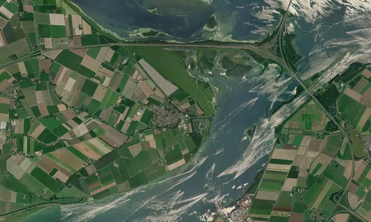 Flyfoto av WSV-Ooltgensplaat