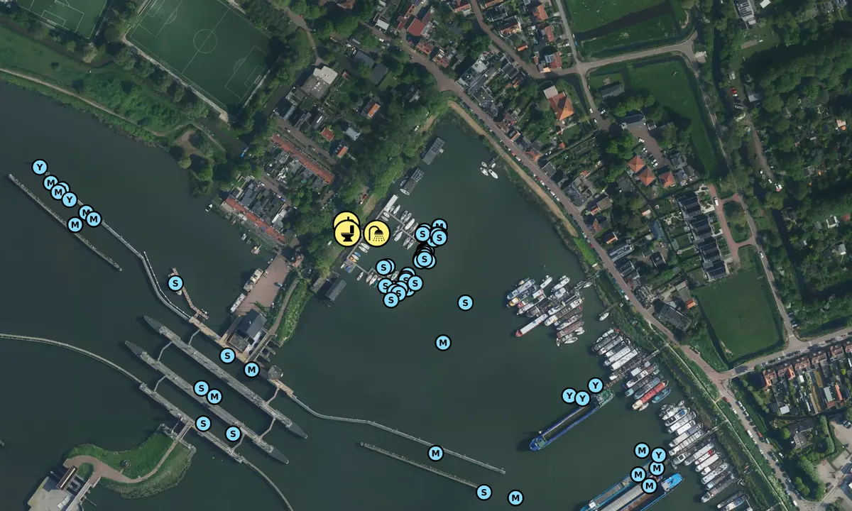 Satelite image of WV Zuiderzee Marina
