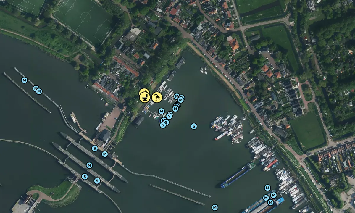Flyfoto av WV Zuiderzee Marina