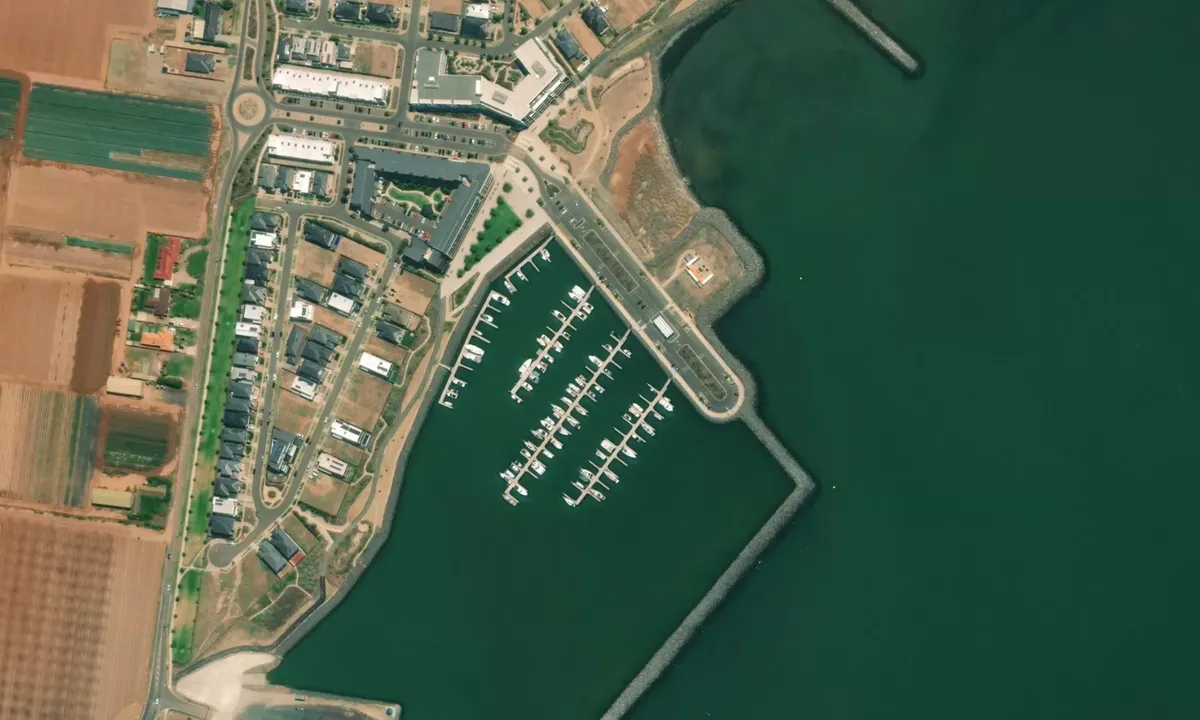 Flyfoto av Wyndham Harbour