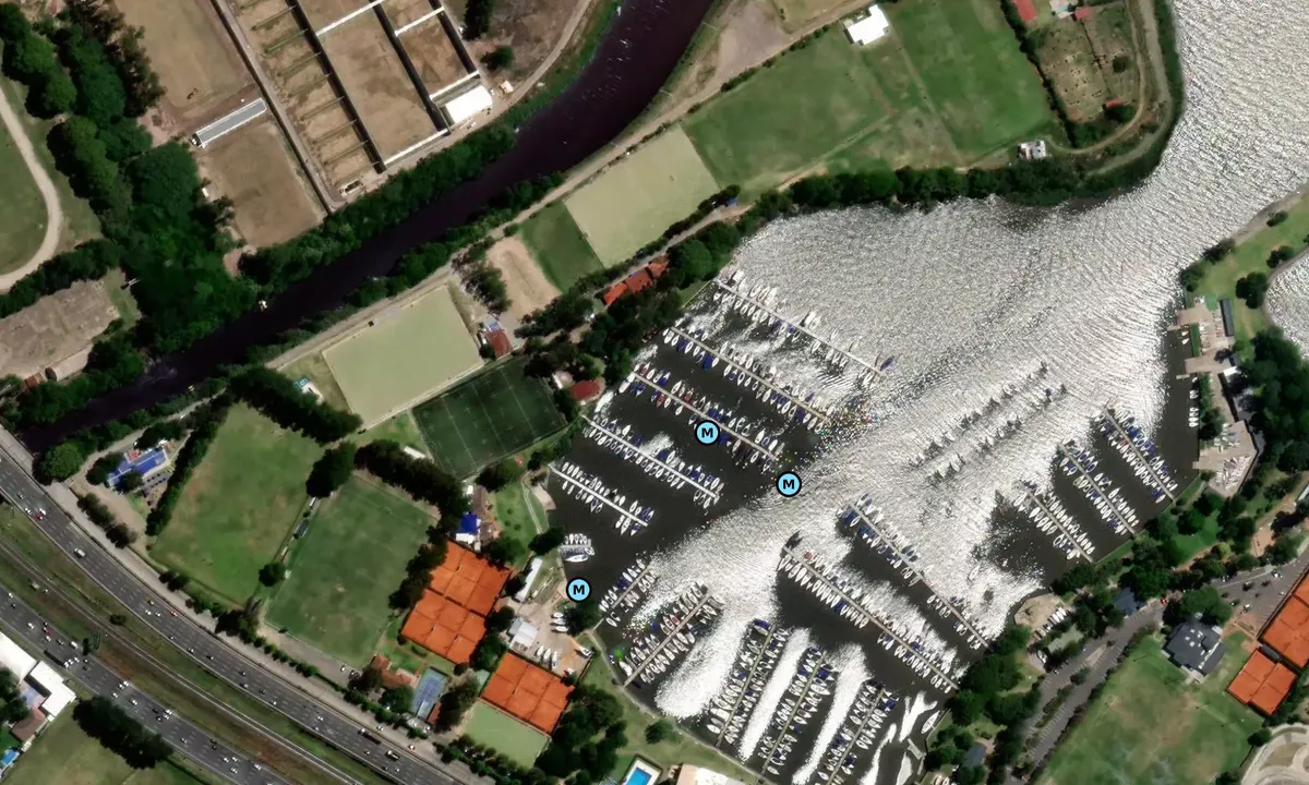 Satelite image of Yacht Club Centro Naval Nunez