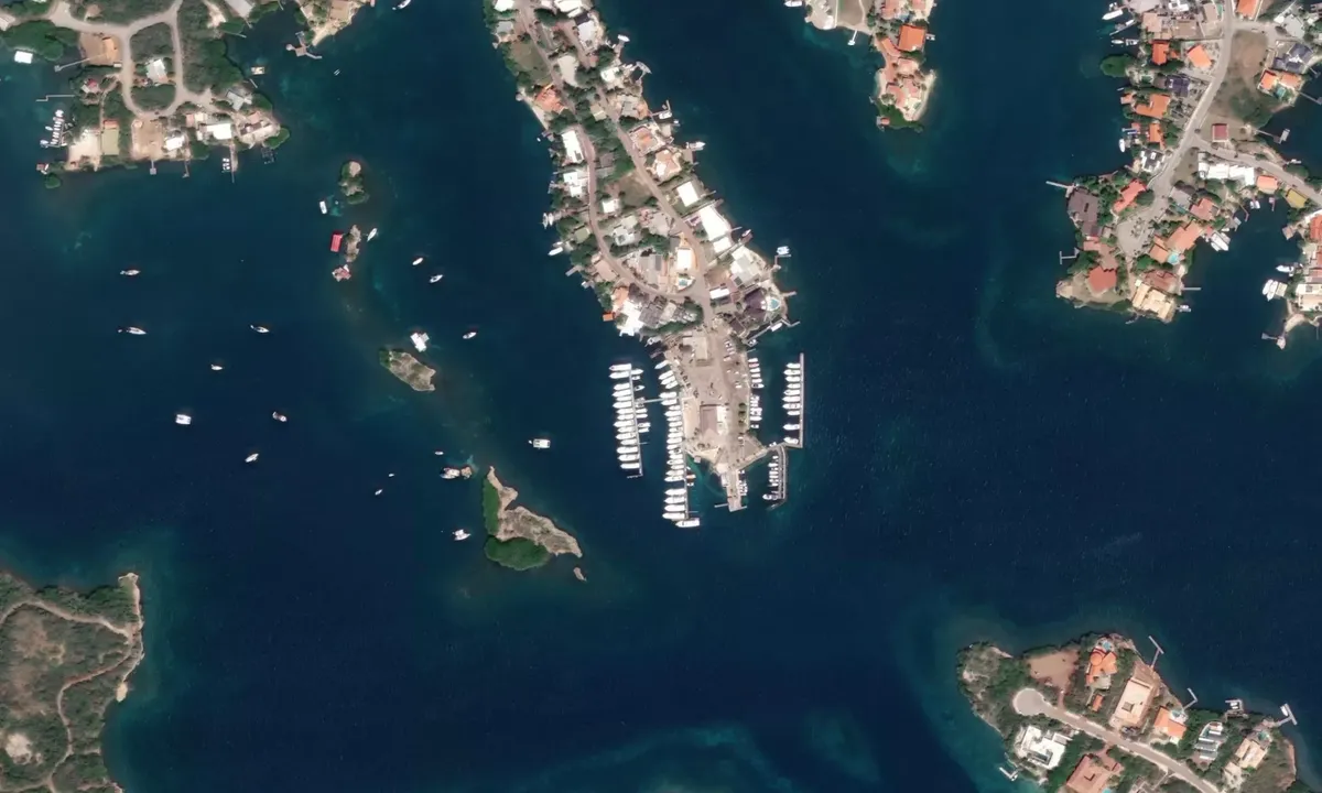 Flyfoto av Yacht Club Curacao