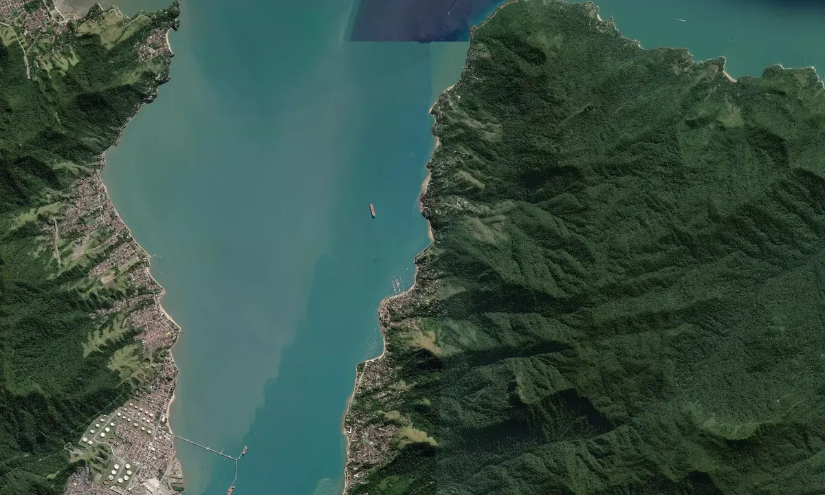 Flyfoto av Yacht Club de Ilhabela