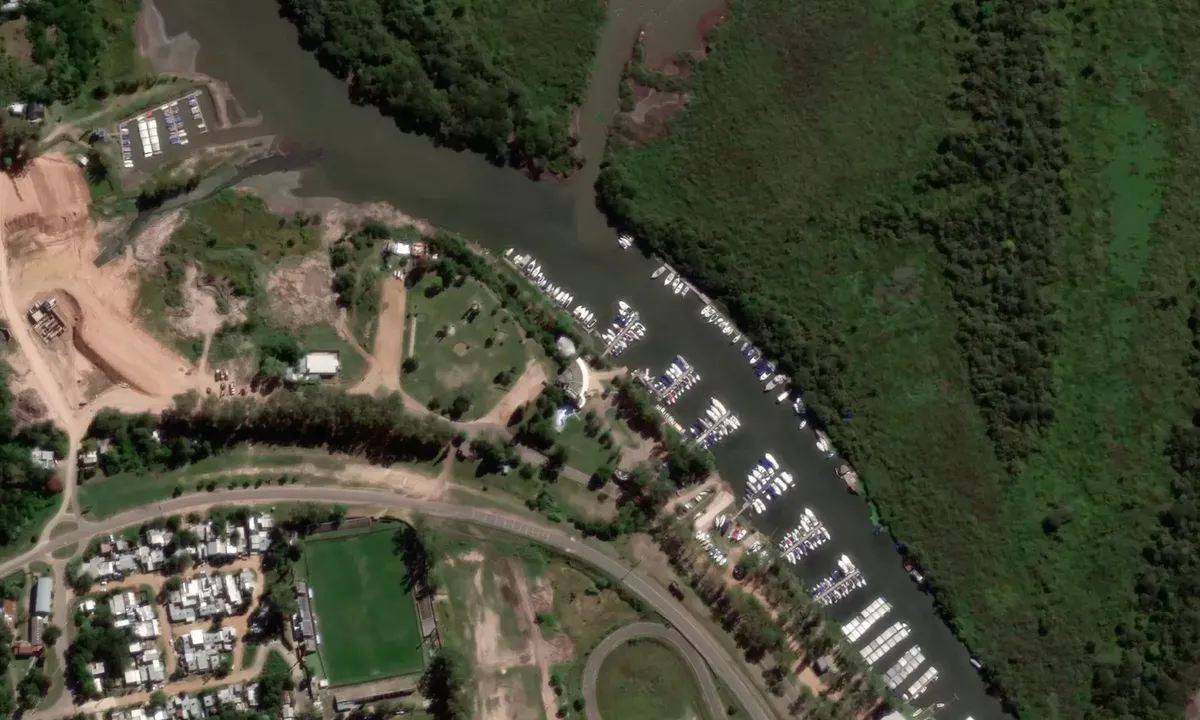 Satelite image of Yacht Club Entrerriano