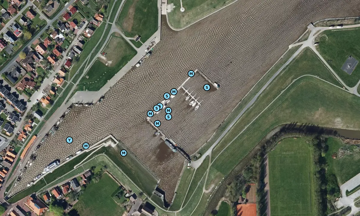 Satelite image of Yacht Club Greetsiel