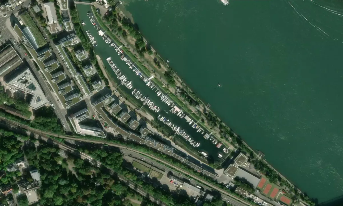 Flyfoto av Yacht-Club Mainz