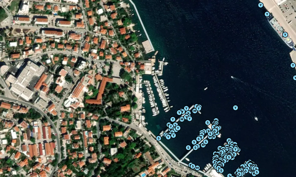 Satelite image of Yacht Club Orsan