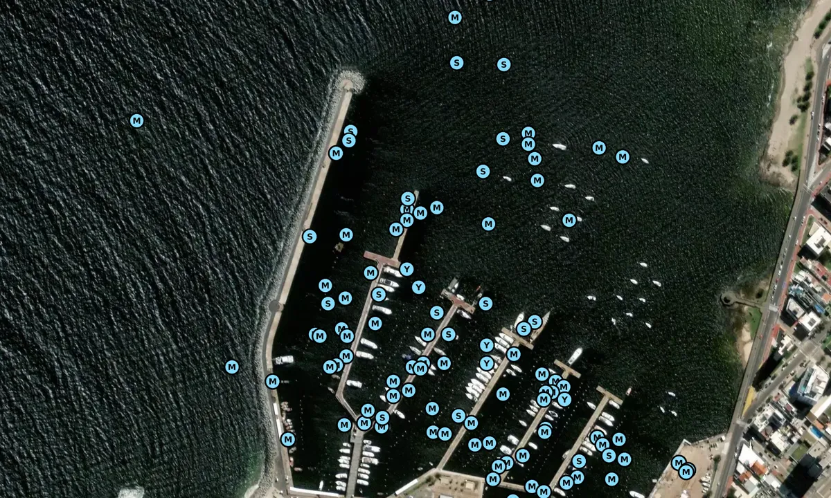 Satelite image of Yacht Club Punta del Este