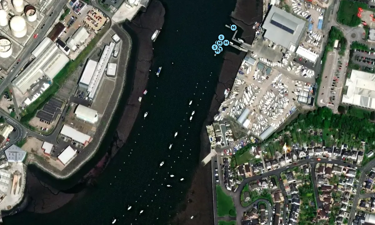 Satelite image of Yacht Haven Quay