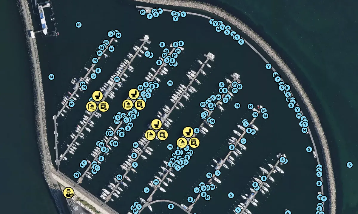 Satelite image of Yachthafen Hohe Dune