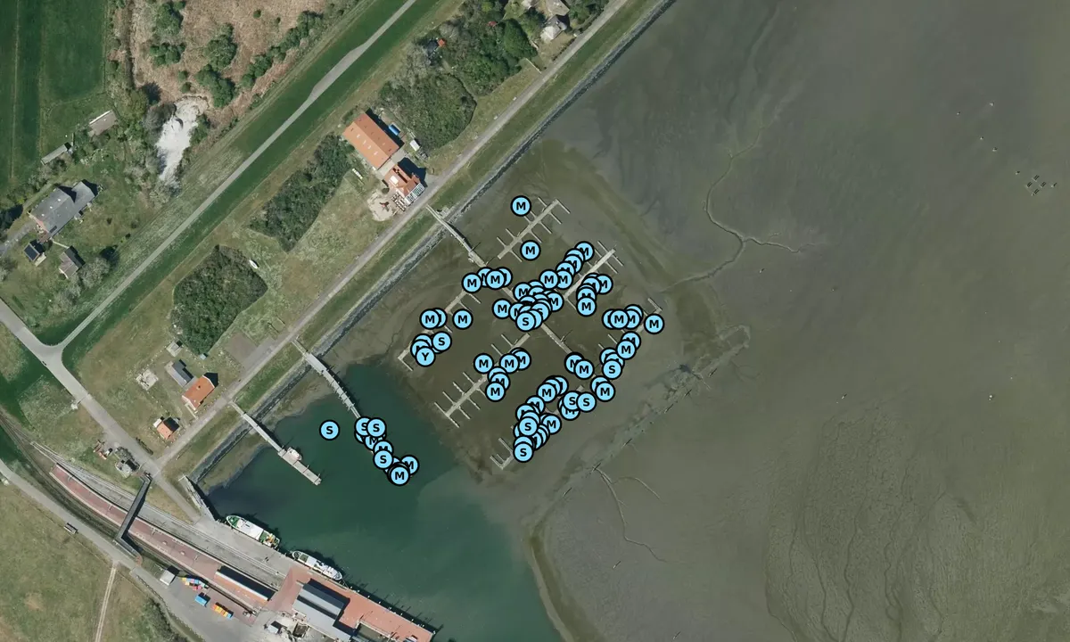 Satelite image of Yachthafen Langeoog