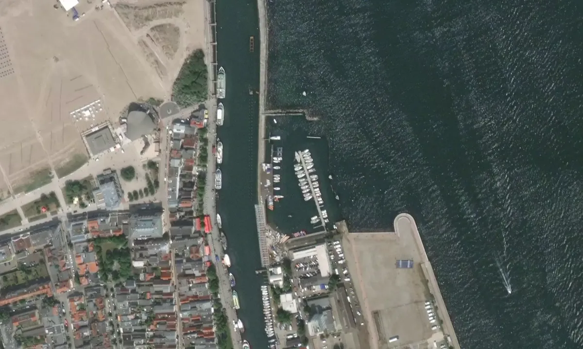 Flyfoto av Yachthafen Mittelmole