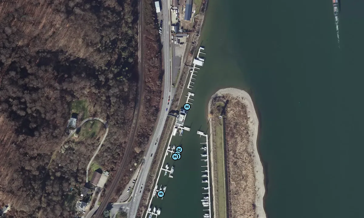 Satelite image of Yachthafen Oberwinter