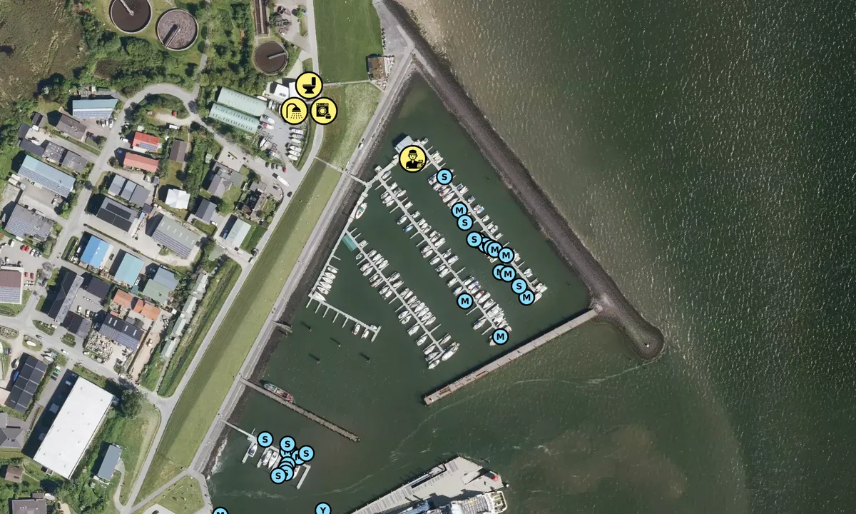 Satelite image of Yachthafen Wyk
