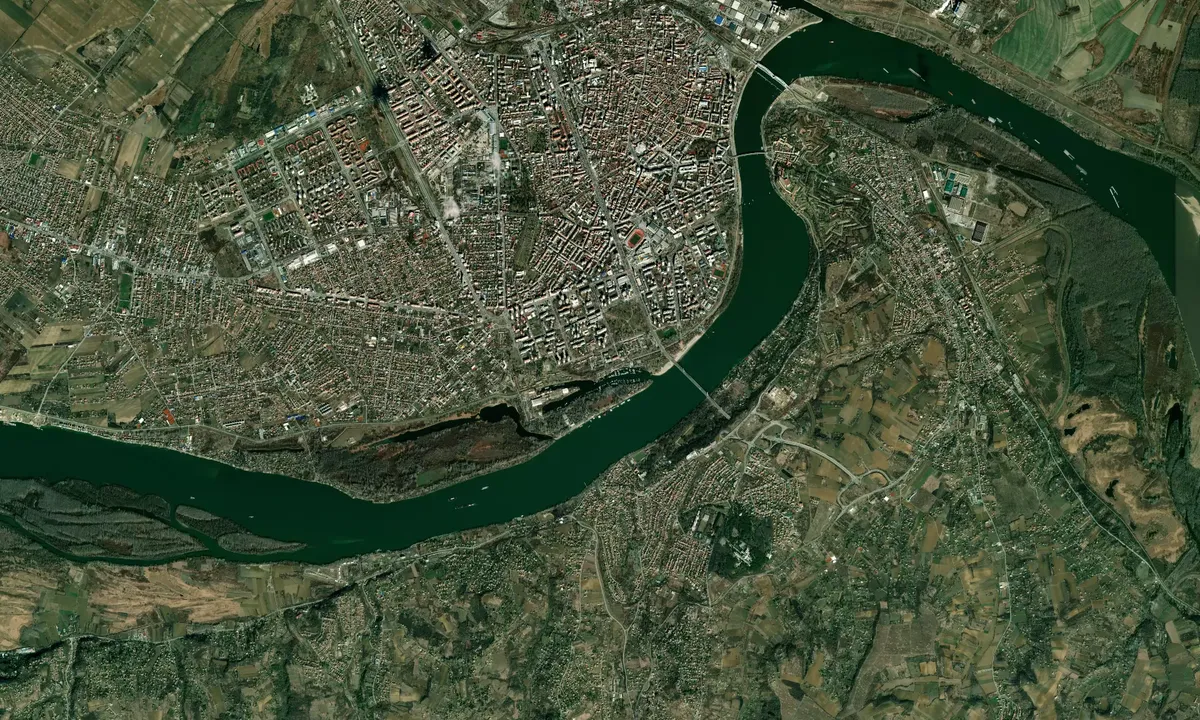 Flyfoto av Yachtingclub Novi Sad