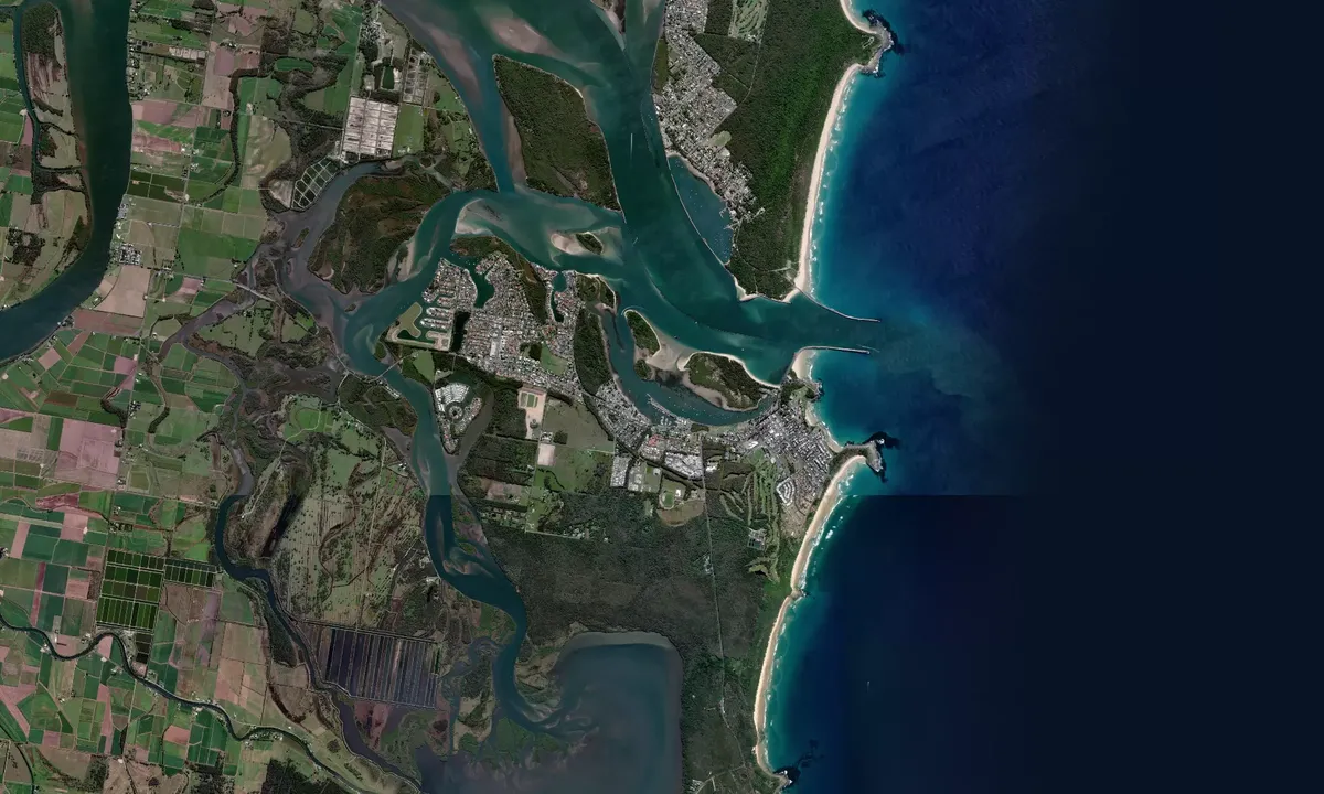 Flyfoto av Yamba Marina - Clarence Valley