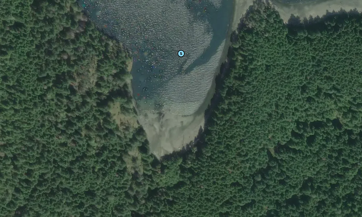 Satelite image of Yeatman Bay