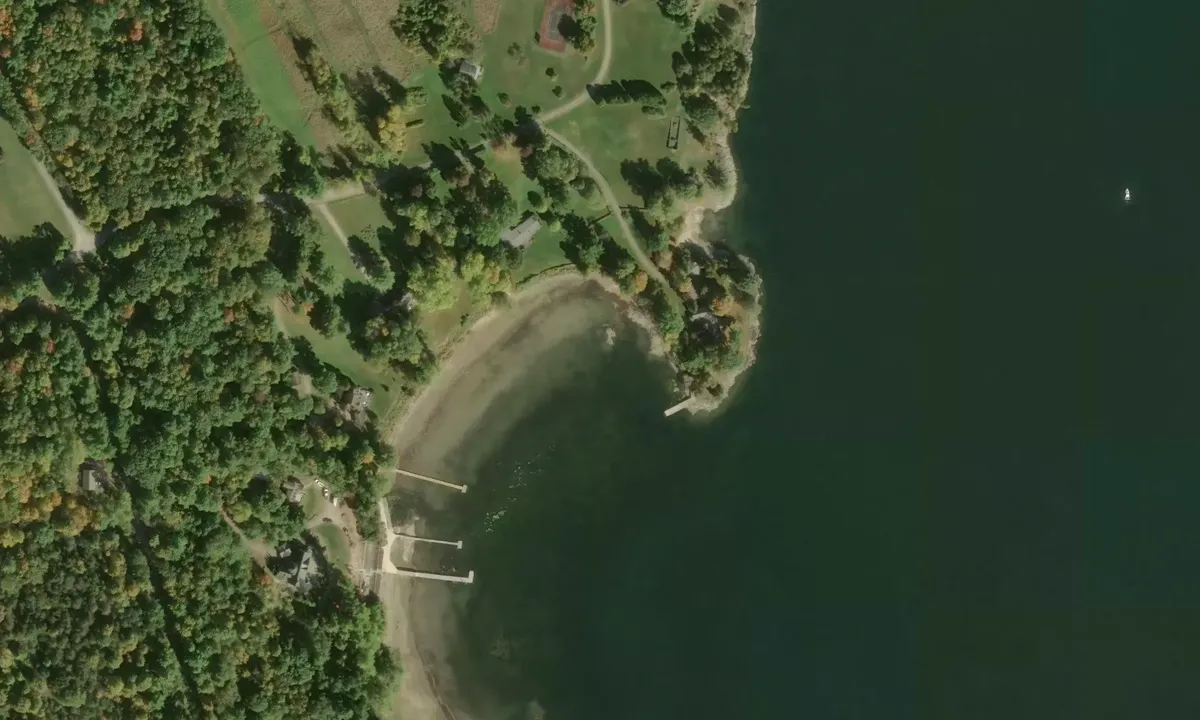 Satelite image of Young Bay