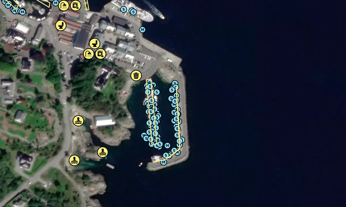 Satelite image of Ytre Havn Bekkjarvik