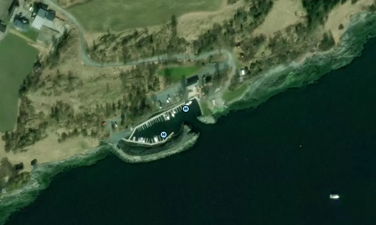 Satelite image of Ytterøy Småbåthavn