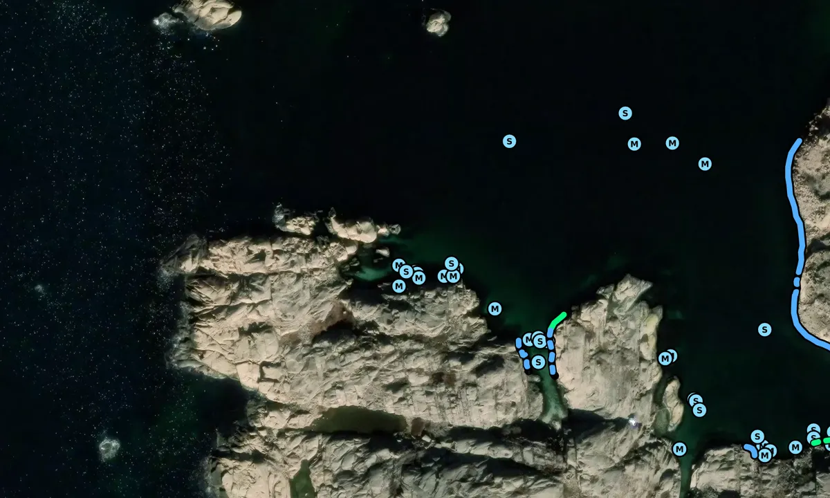 Satelite image of Yttre Huö