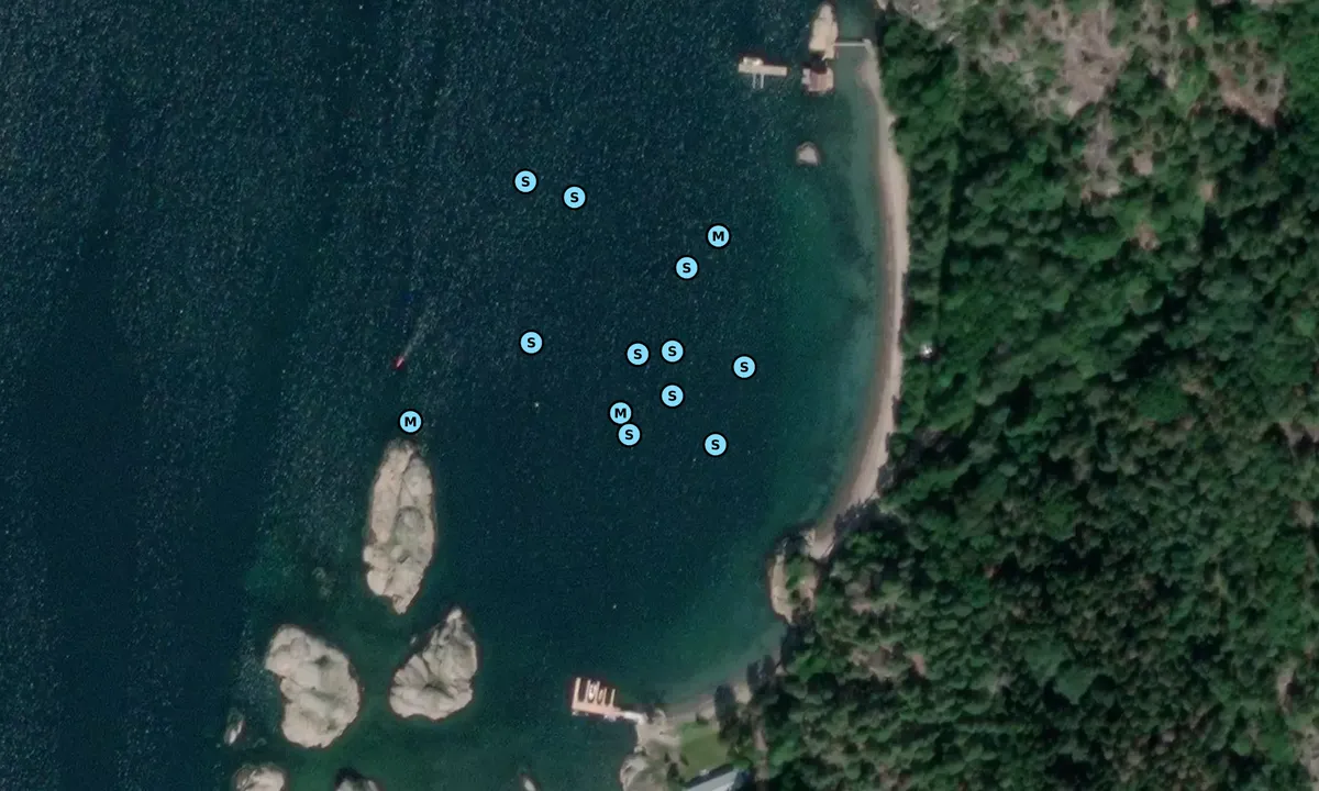 Satelite image of Yxney - Sandefjord