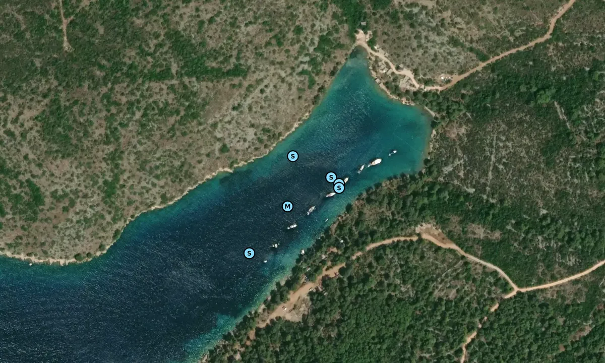 Satelite image of Zavala Luka