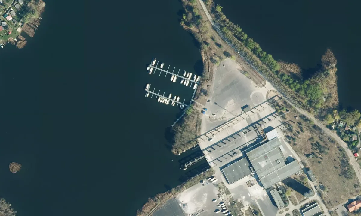 Flyfoto av Zehdenick am Prerauer Stich