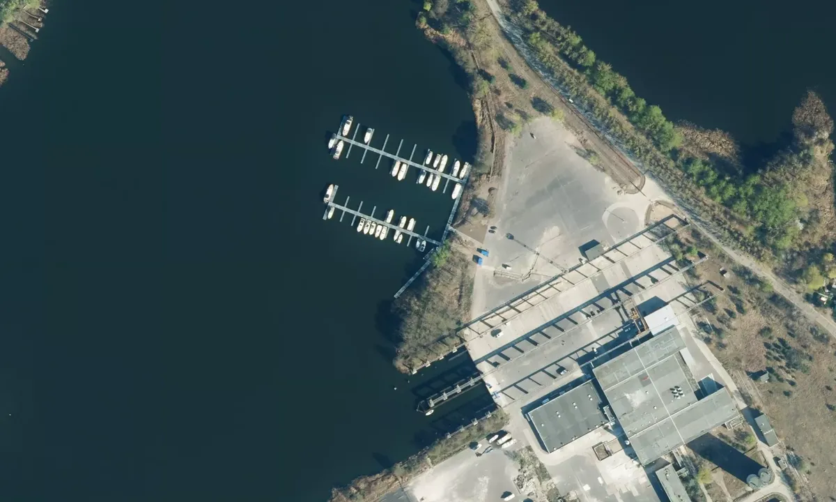 Satelite image of Zehdenick am Prerauer Stich